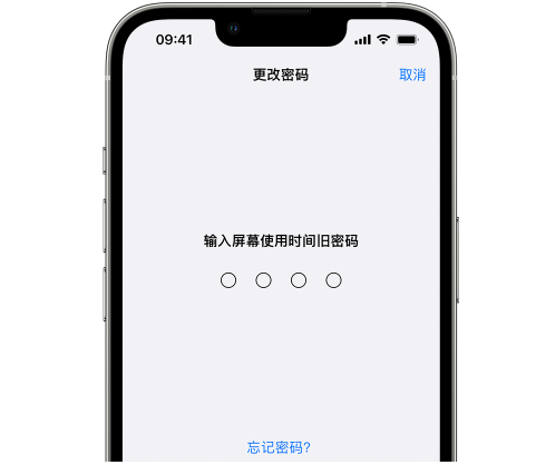 东成镇iPhone屏幕维修分享iPhone屏幕使用时间密码忘记了怎么办 