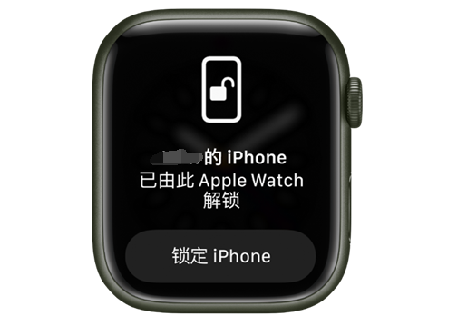 东成镇苹果手机维修分享用 AppleWatch 解锁配备面容 ID 的 iPhone方法 