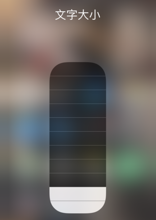 东成镇苹果手机维修分享小技巧：在 iPhone 控制中心快速调节字体大小 